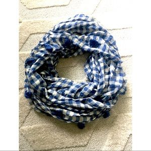 LOFT lightweight pom pom scarf